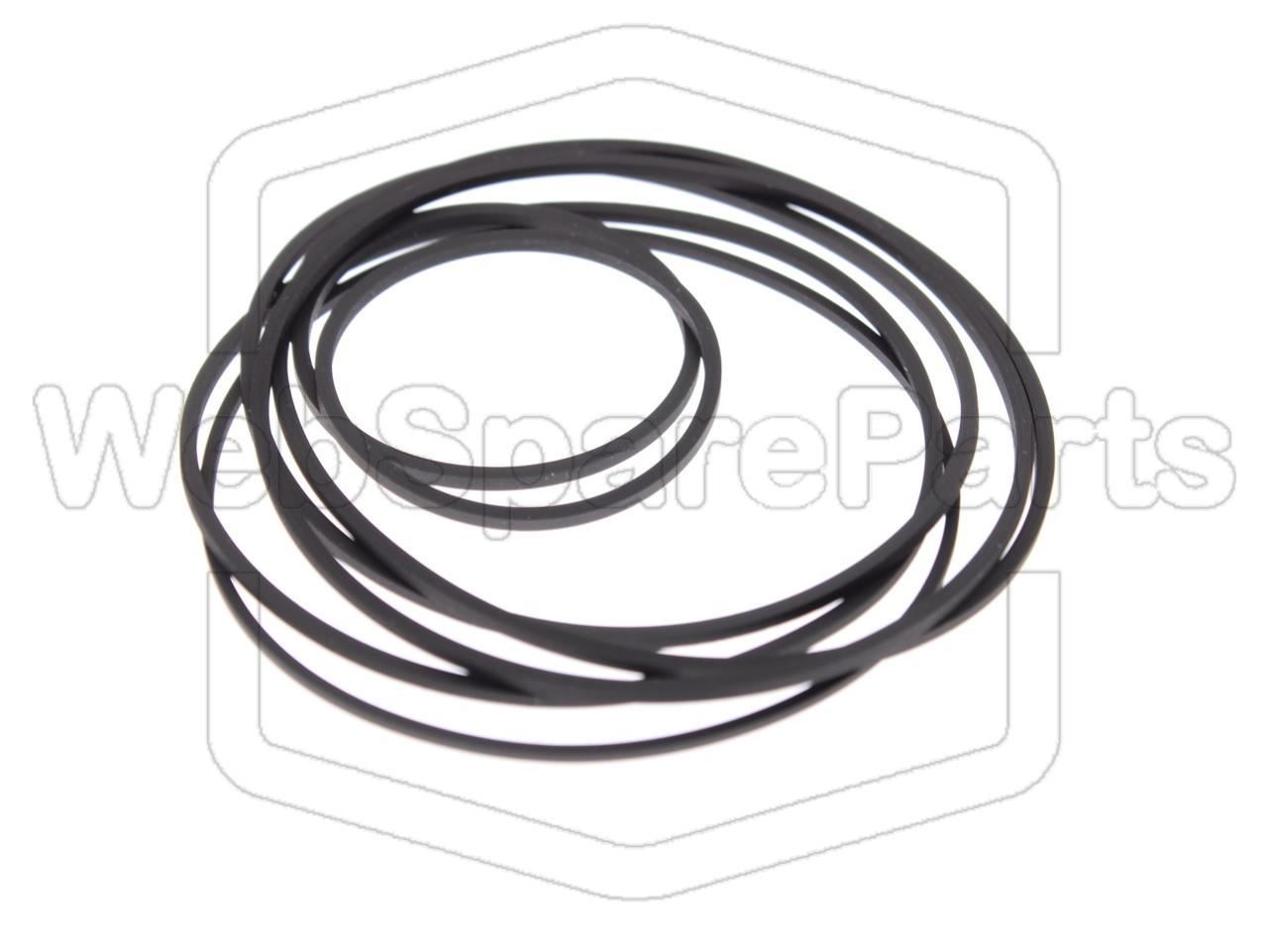 Full Belt Kit for Kenwood KX-56W Double Cassette Deck