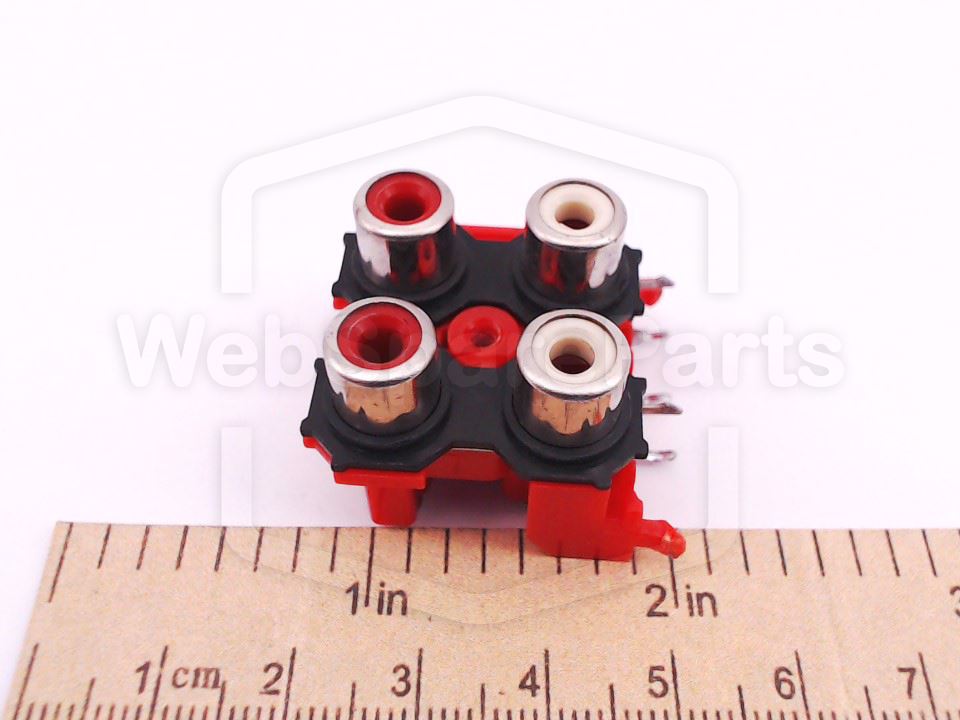 Aiwa CX-ZVR Series RCA Female PCB Jack for Vintage Audio Repair