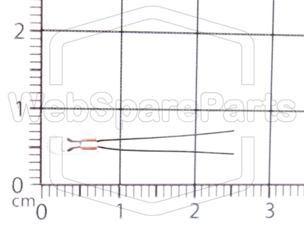 Miniature lamp 6.0 Volts 40mA Ø 3.15mm Length 6.35mm