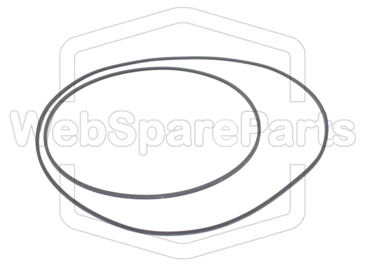 Kit de correias para Rádio Gravador de cassete Sony CFD-66S