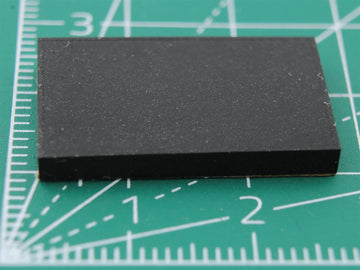 Rektangulär självhäftande gummifot 25.0mm x 15.0mm höjd 3.0mm