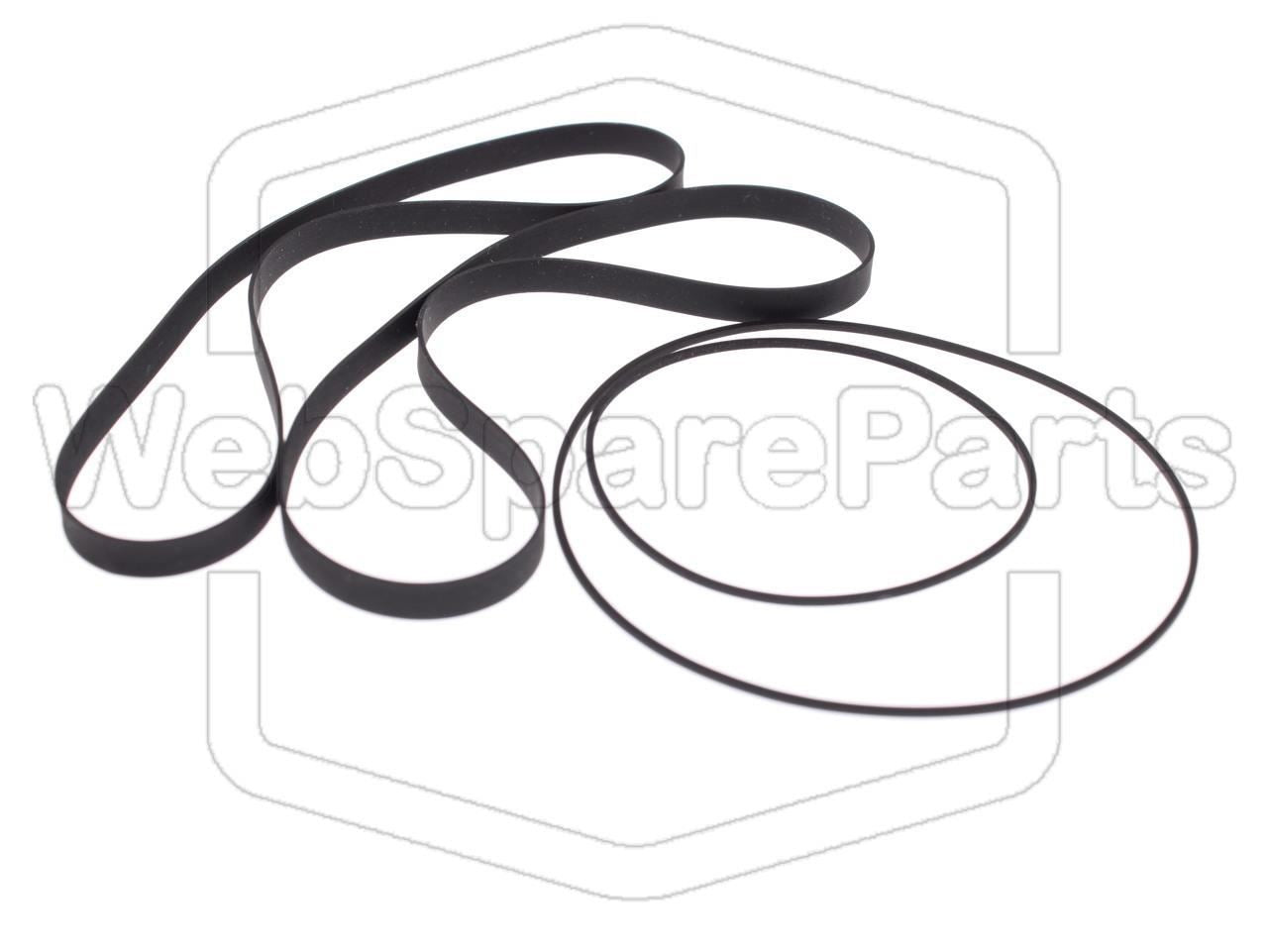 Belt Kit For Cassette Deck Aiwa FX-W50