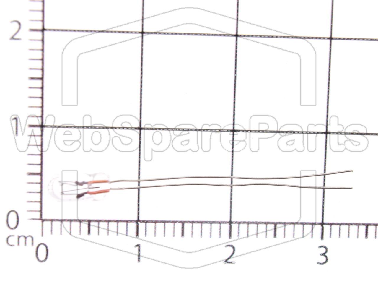 Miniature lamp 5 Volts DC 115mA Ø: 2.36mm 40000h