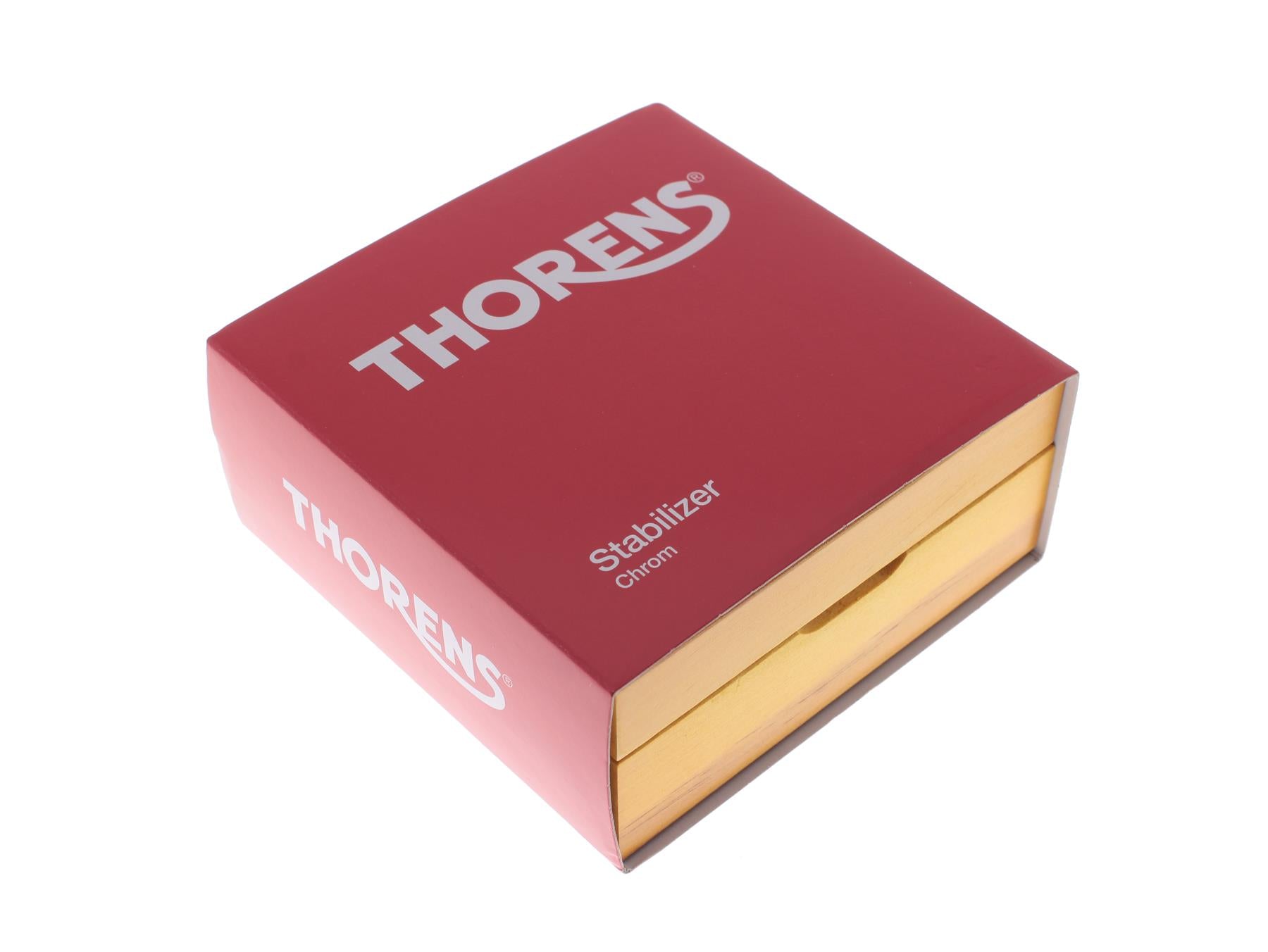 Thorens Chrome Record Stabilizer for Turntables – 550 g Vinyl Weight