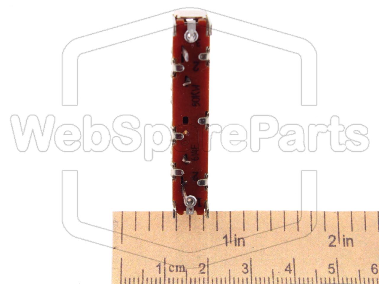 50K Linear Sliding Potentiometer 614F for Vintage Audio Equipment Repair