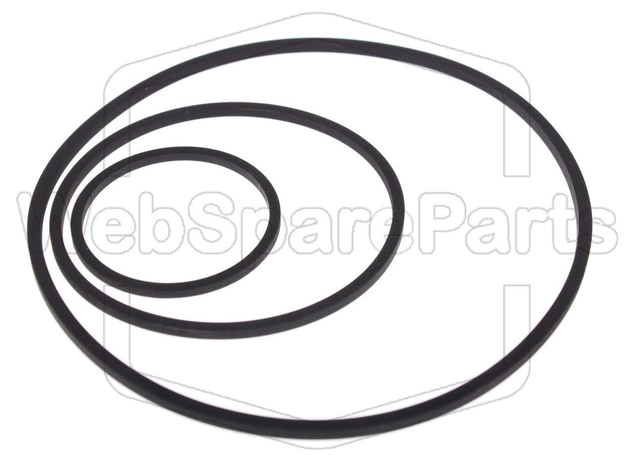 Belt Kit For Video Cassette Recorder Fujitsu General VGX-645