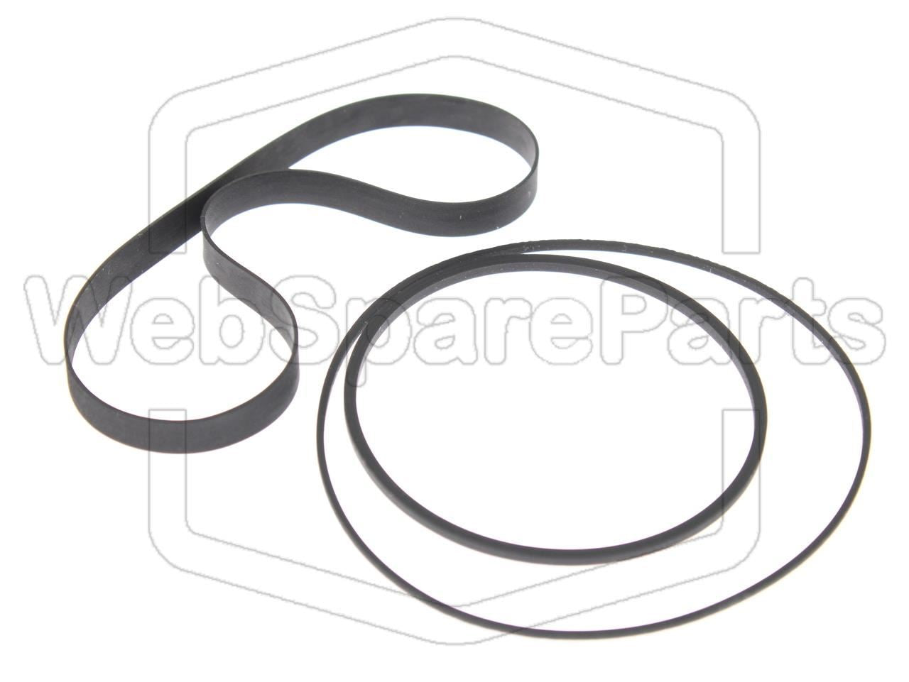 Full Belt Kit for Akai HX-1 Cassette Deck