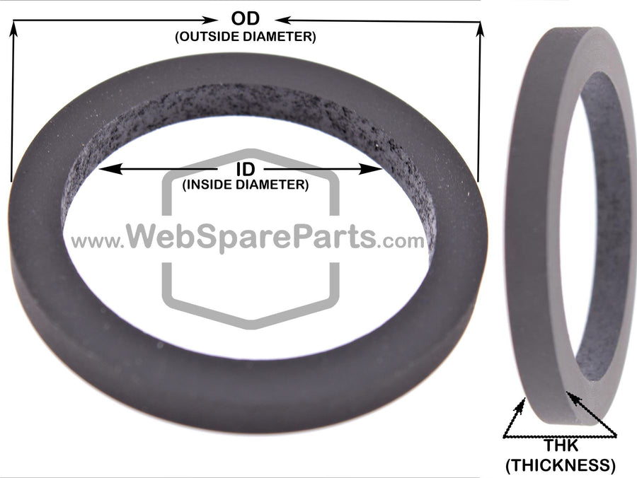 28.0 x 21.5 x 3.6 mm; Pneu roată intermediară OD = 27.9 mm ID = 21.5 mm THK = 3.6 mm
