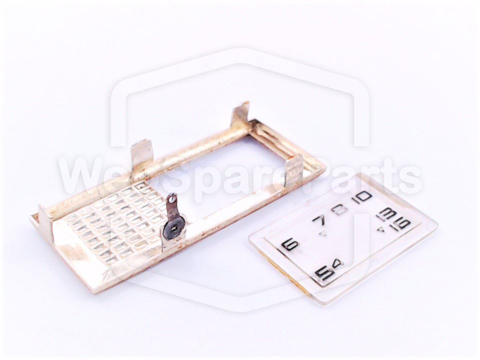 National T-51 Portable Radio Dial Glass Vintage Replacement