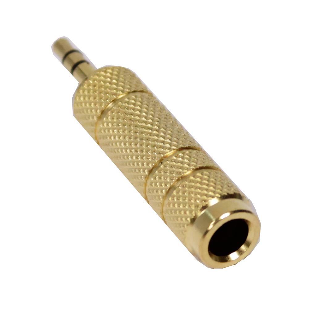 3.5mm Stereo Jack Male to 6.3mm Stereo Jack Female Adapter