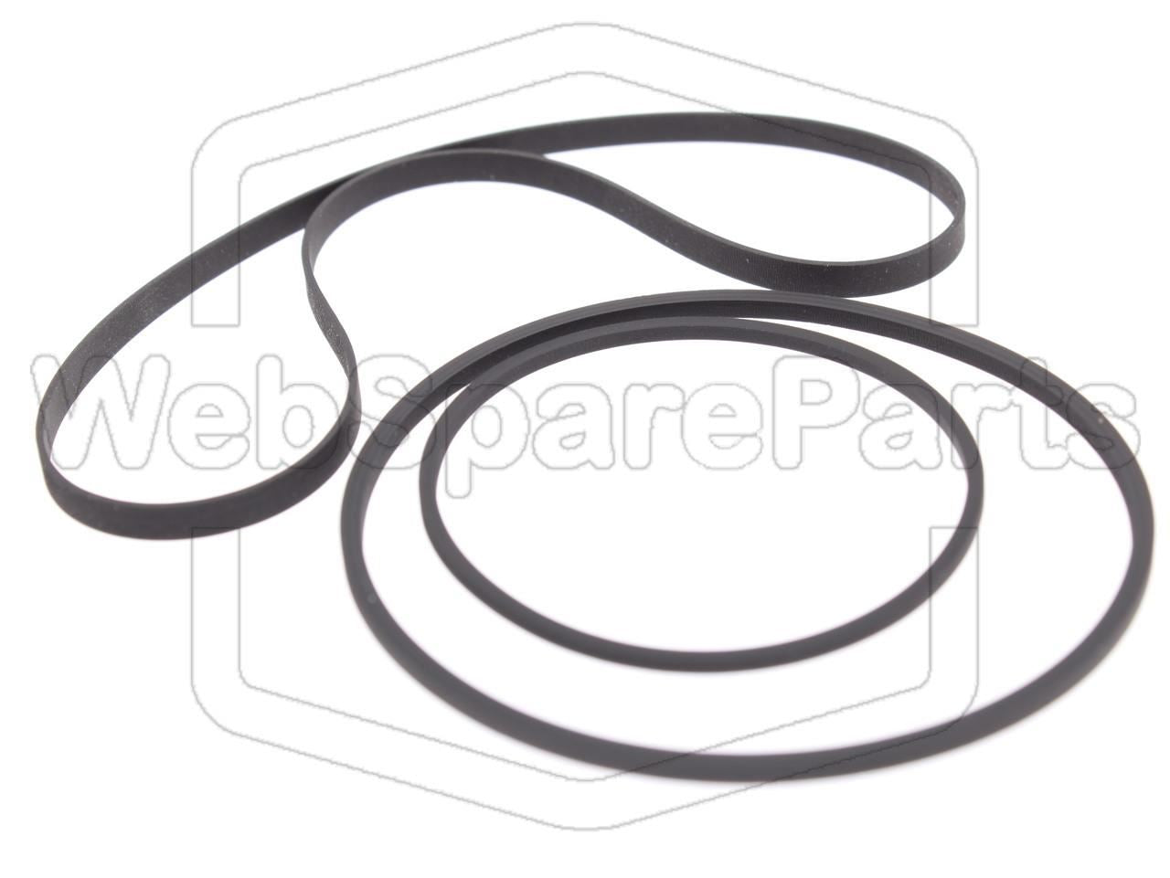Belt Kit For Stereo Cassette Deck Denon DRR-F100 (DF-100)