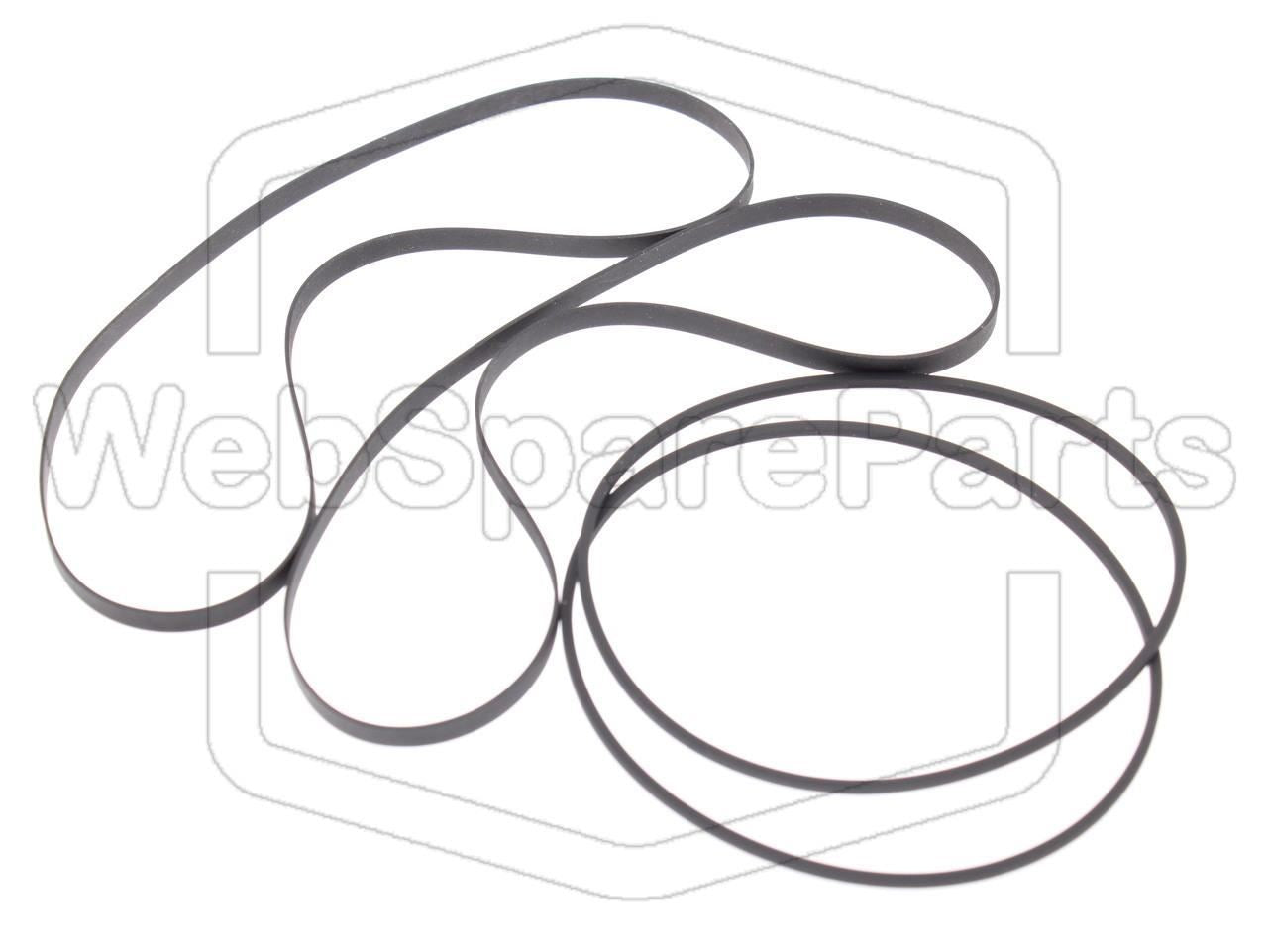 Belt Kit for Double Cassette Deck Aiwa FX-W150