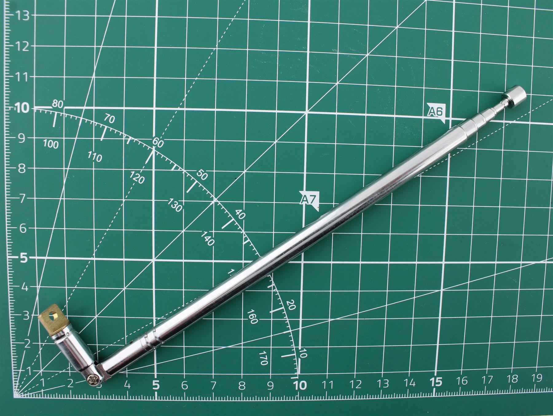 Vintage Radio Boombox Antenna with Support Ø8.0 mm 165 mm