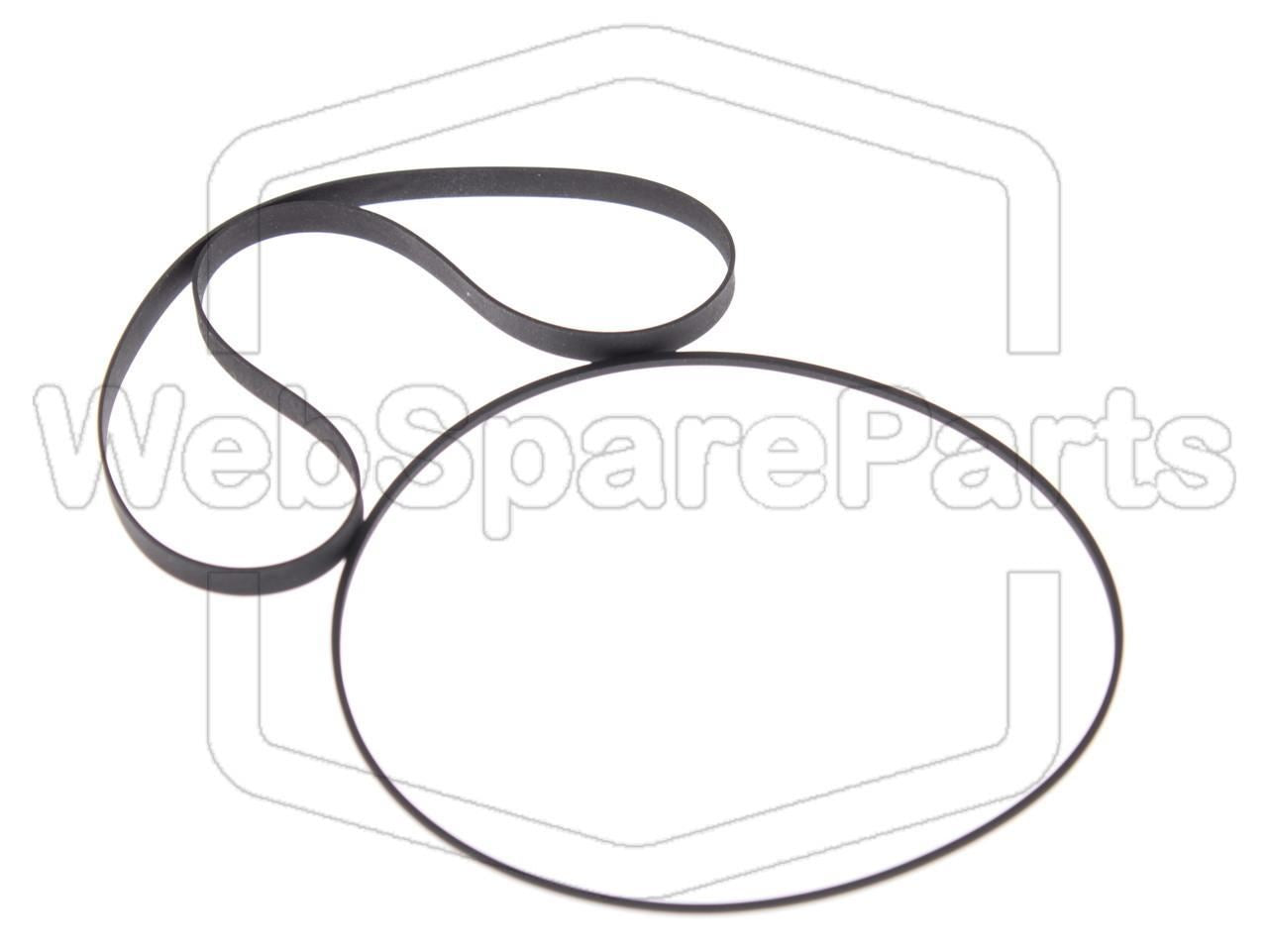 Belt Kit For Stereo Cassette Deck Kenwood KX-660HX