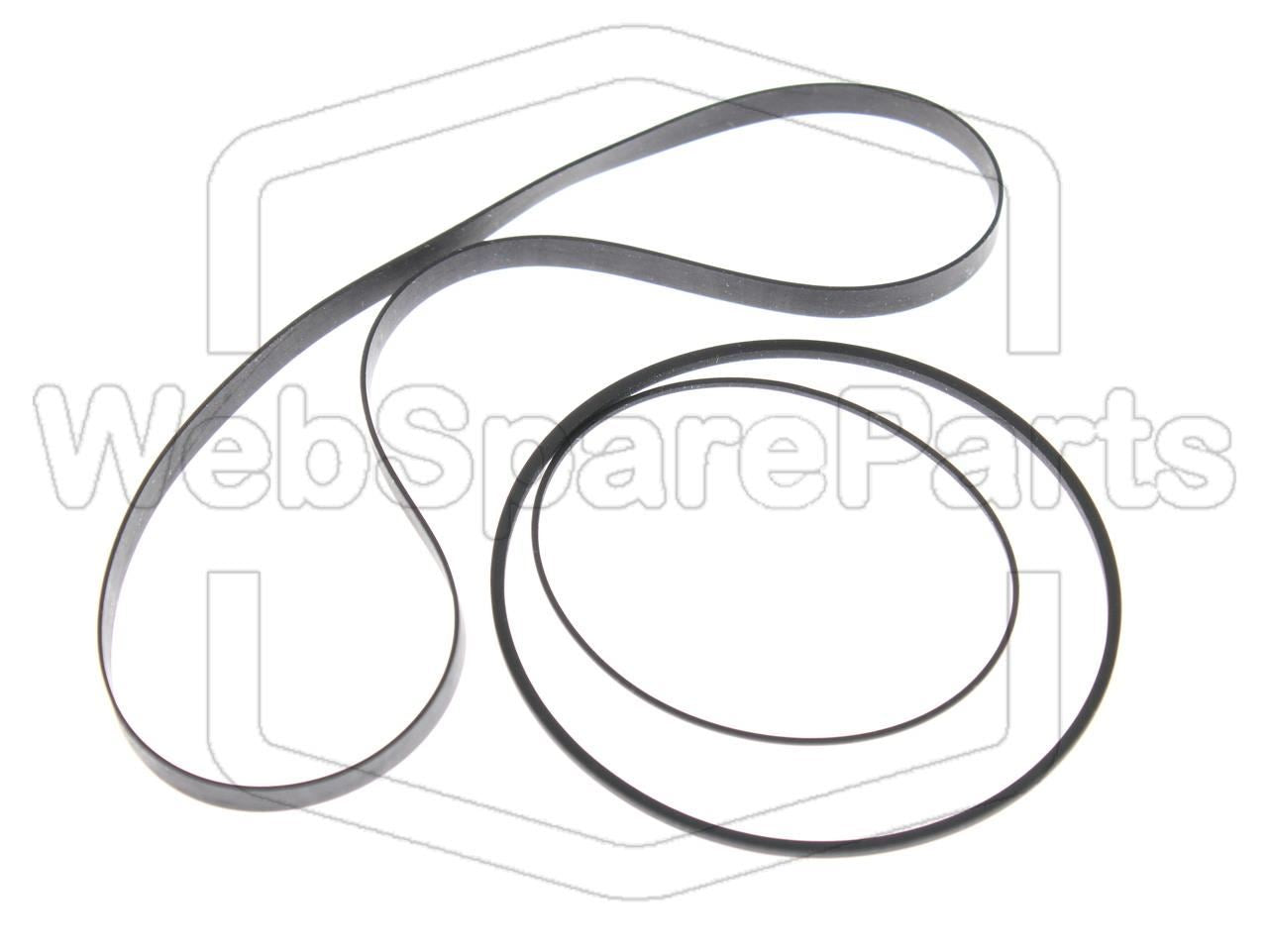 Kit de correias para Rádio Gravador de cassete Sharp GF-9797