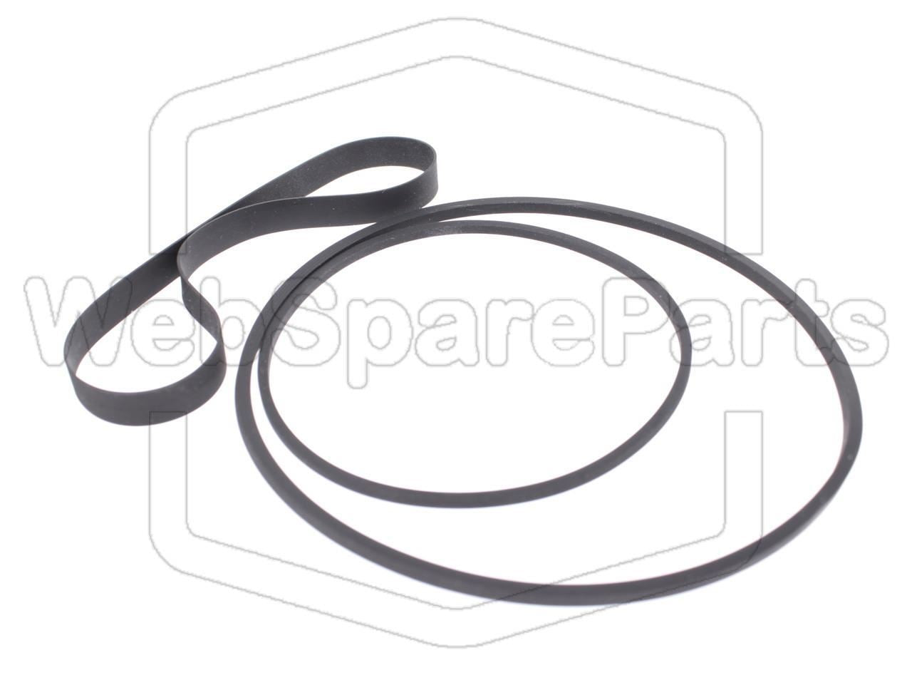 Belt Kit For Video Cassette Recorder Sanyo VTC-5500 Betamax