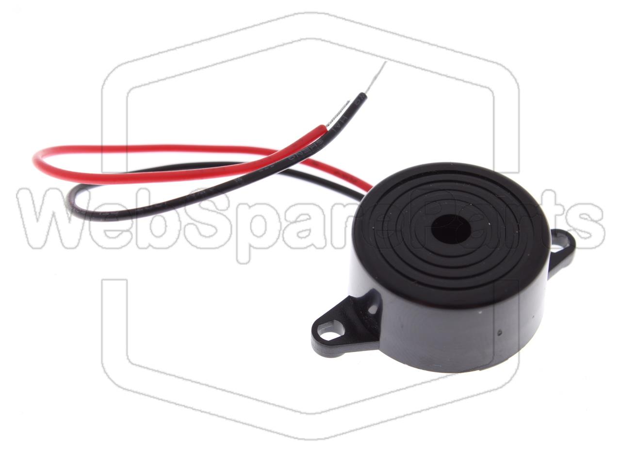 Piezo buzzer with tone generator 12VDC 80dB 3KHz