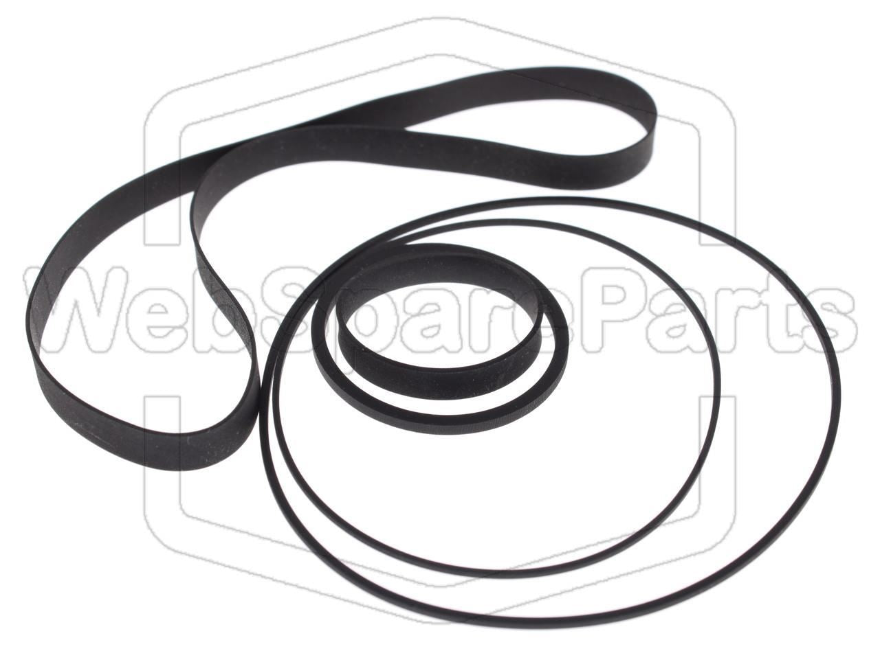 Belt Kit For Video Cassette Recorder Universum VR-2936 Betamax