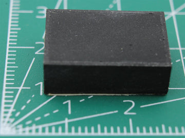 Picior dreptunghiular din cauciuc autoadeziv 20.0mm x14.0mm Height 6.5mm