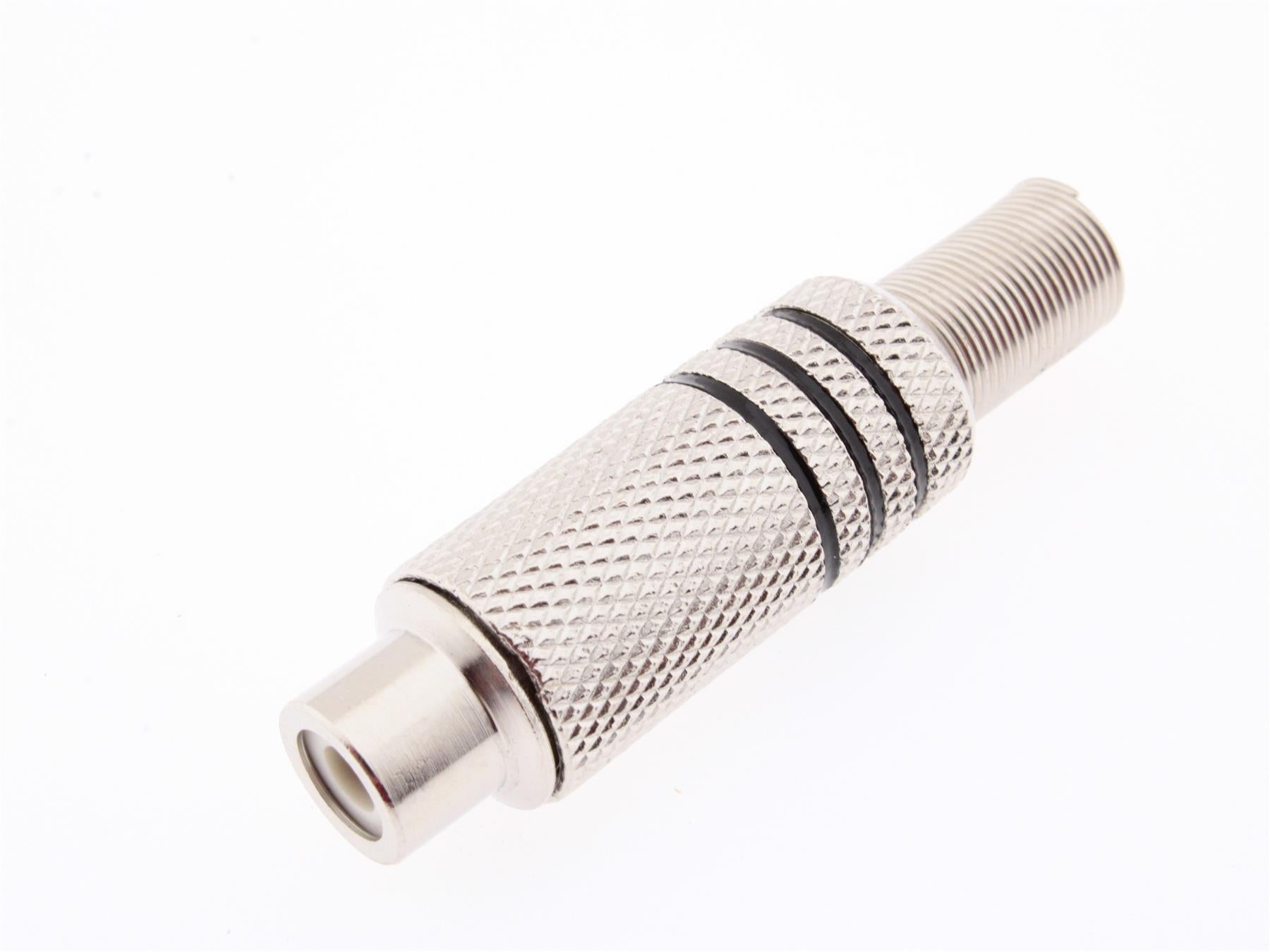 RCA Female Plug Metallic