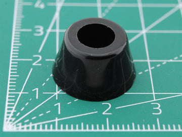 Picior rotund din polietilenă cu orificiu Ø3.5mm Base Ø18.0