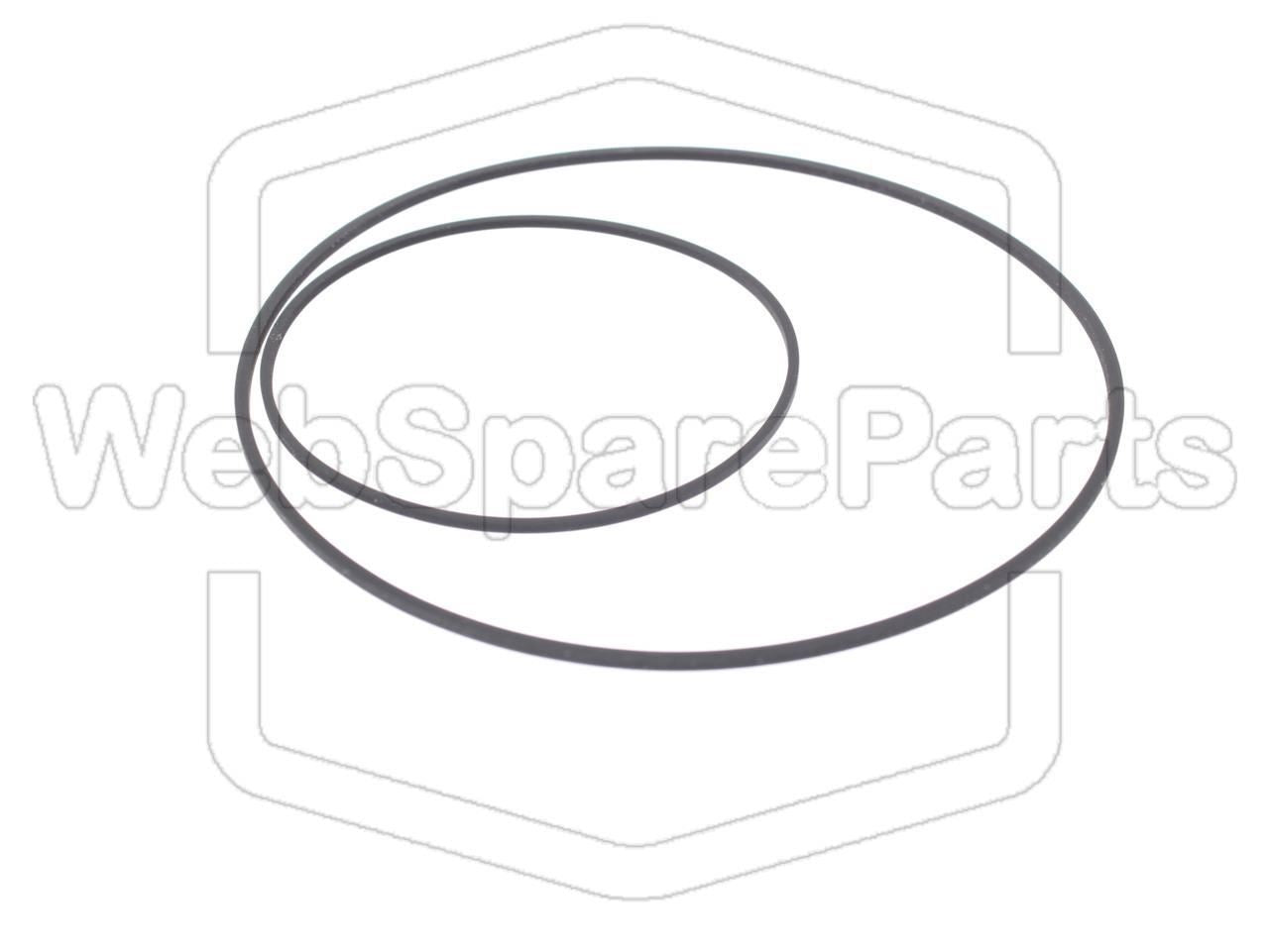 Kit de correias para Rádio Gravador de cassete Sony CFS-W430