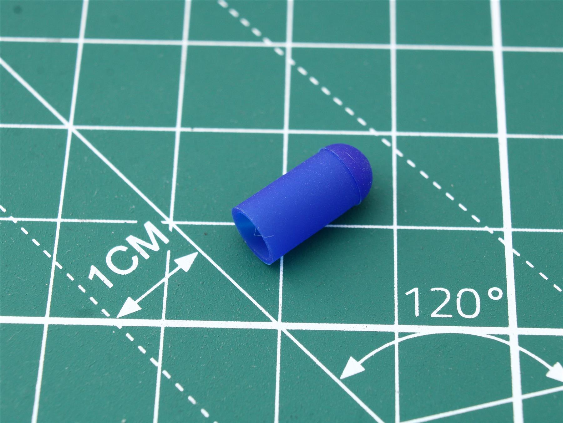Lamp Cover Silicone for incandescent Lamp 5.0 mm Blue