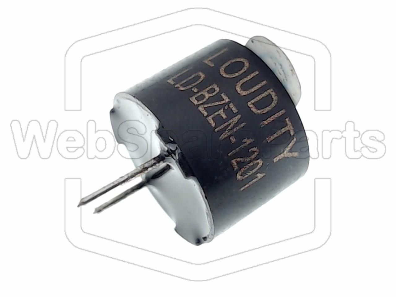 Electromagnetic buzzer without tone generator Ø12x9mm 1.5VDC 80dB 2.4KHz