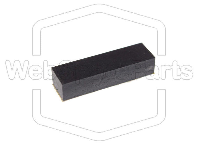 Rectangular Rubber Foot Self-adhesive  19.0mm x 5.6 mm Height 4.0mm