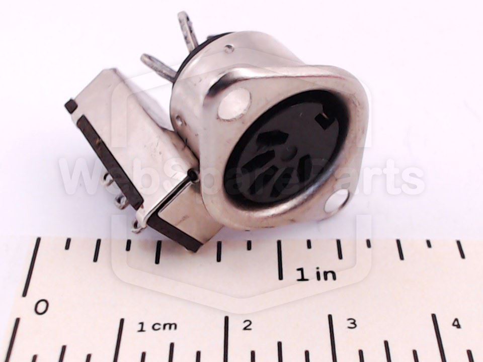 BASF CC Recorder 9110 5-Pin DIN PCB Connector with Switch for Vintage Audio Repair