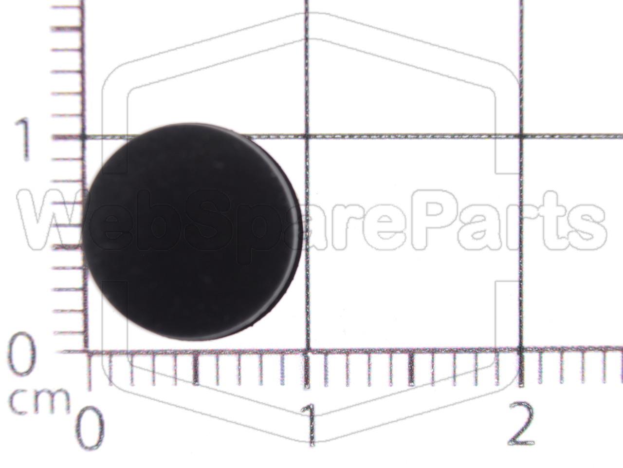 Round Rubber Foot Self-adhesive Ø9.9mm x Ø4mm x height 3mm
