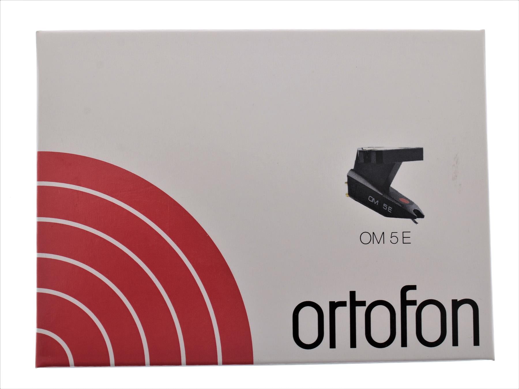 Ortofon OM 5E Moving Magnet Cartridge with Elliptical Stylus – 4 mV, 1/2" Mount