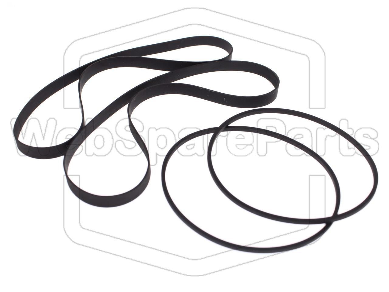 Belt Kit for Pioneer CT-W700R Double Cassette Deck