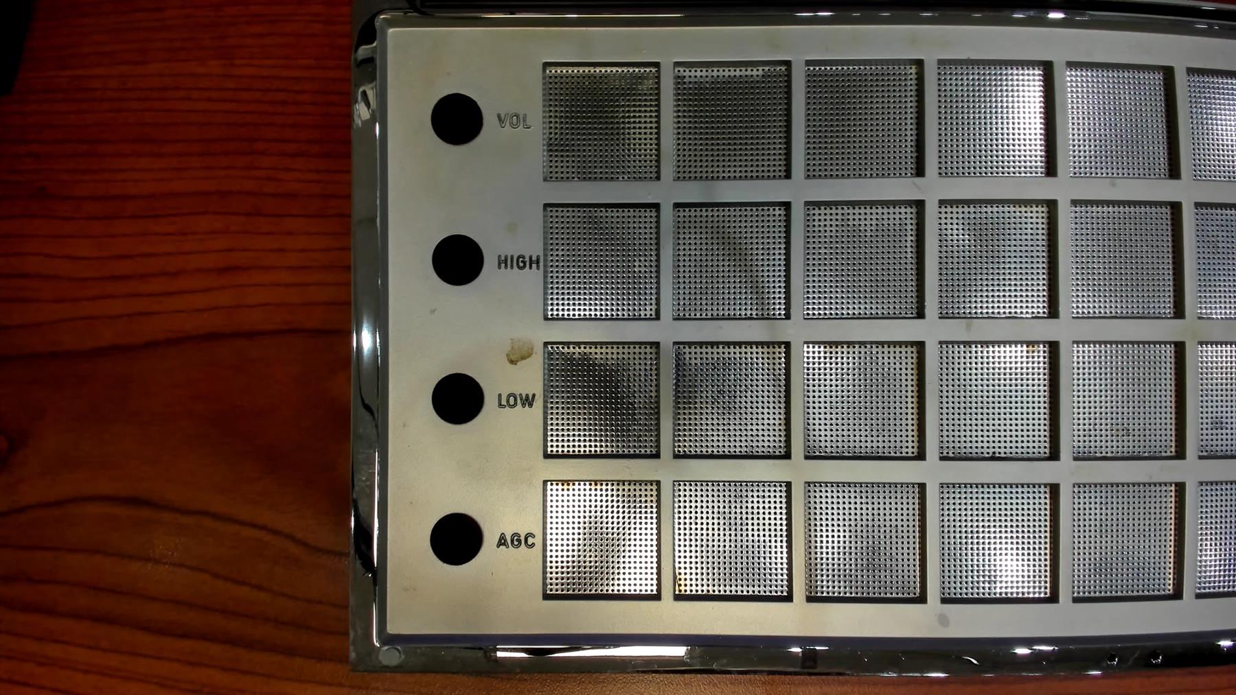 Philips L6X38T Radio Front Panel Vintage Replacement