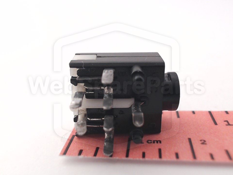 Sharp W00541 Headphones PCB Jack for Vintage Audio Repair