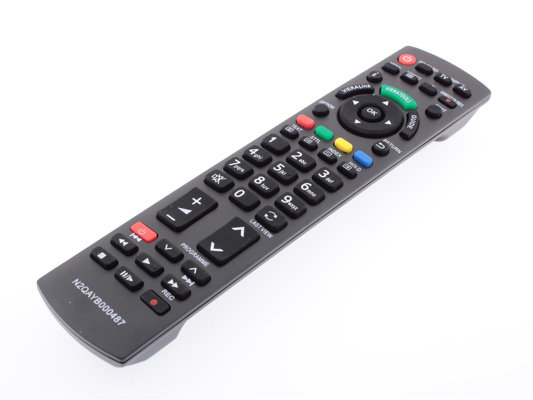 Replacement TV Remote Control for Panasonic N2QAYB000487