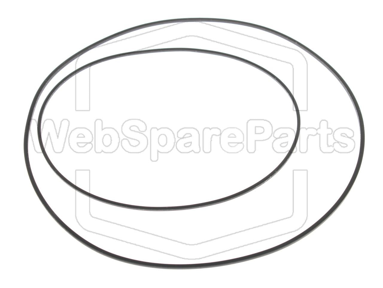 Belt Kit for Philips 22RR450 Radio Cassette Recorder