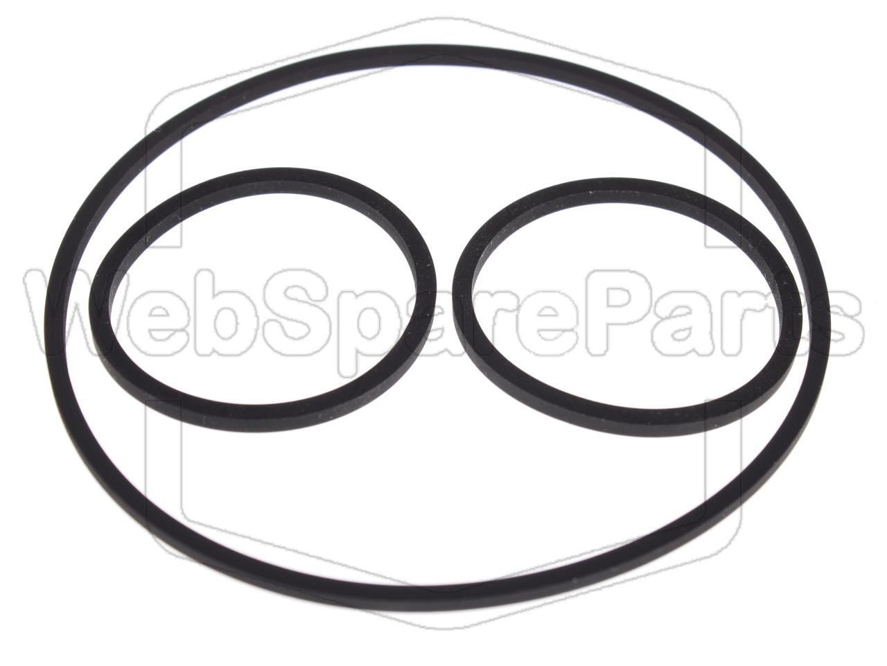 Kit de correias para Gravador de Vídeo cassete Mitsubishi HS-337