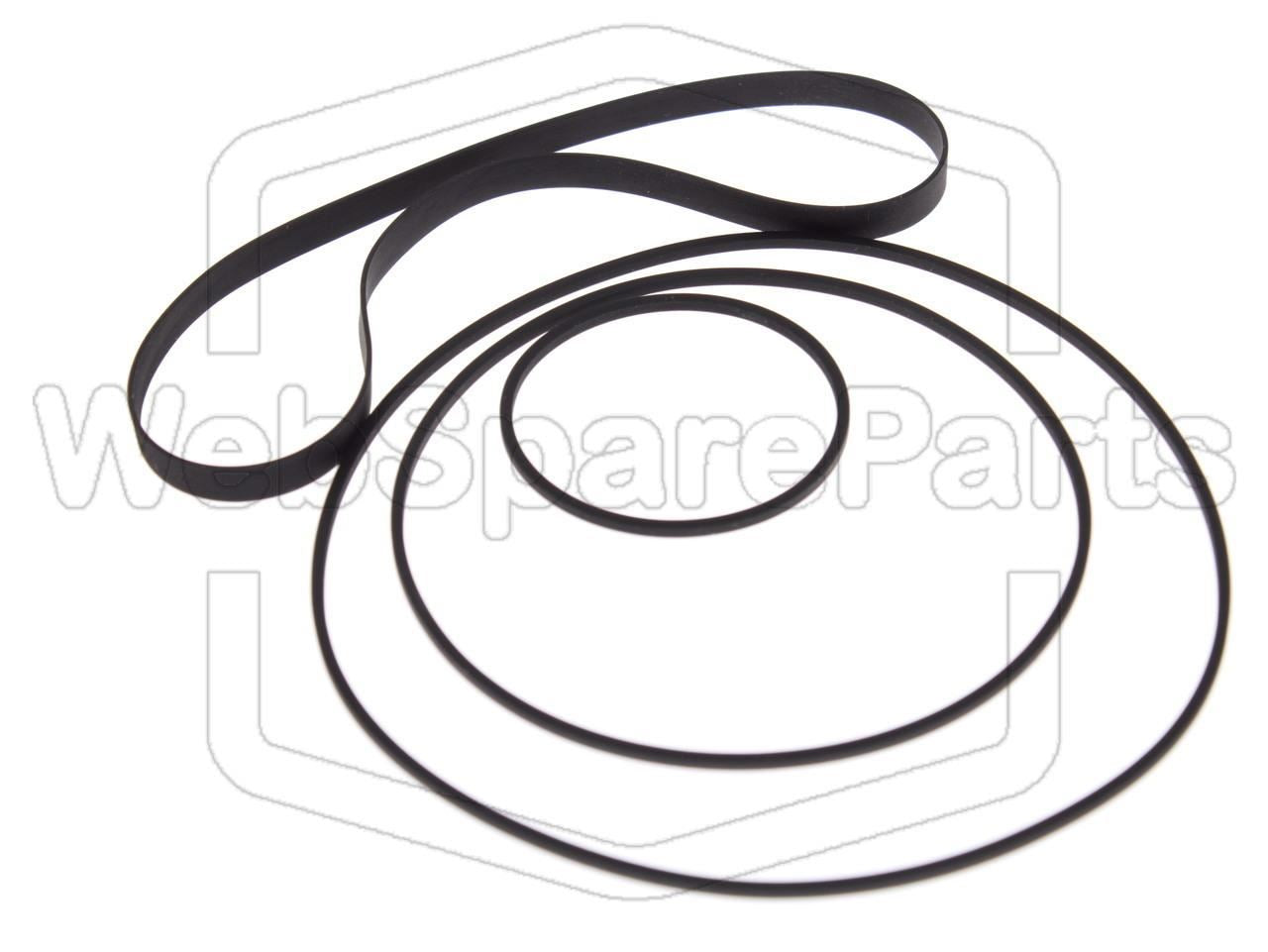 Belt Kit For Stereo Cassette Deck Kenwood KX-500