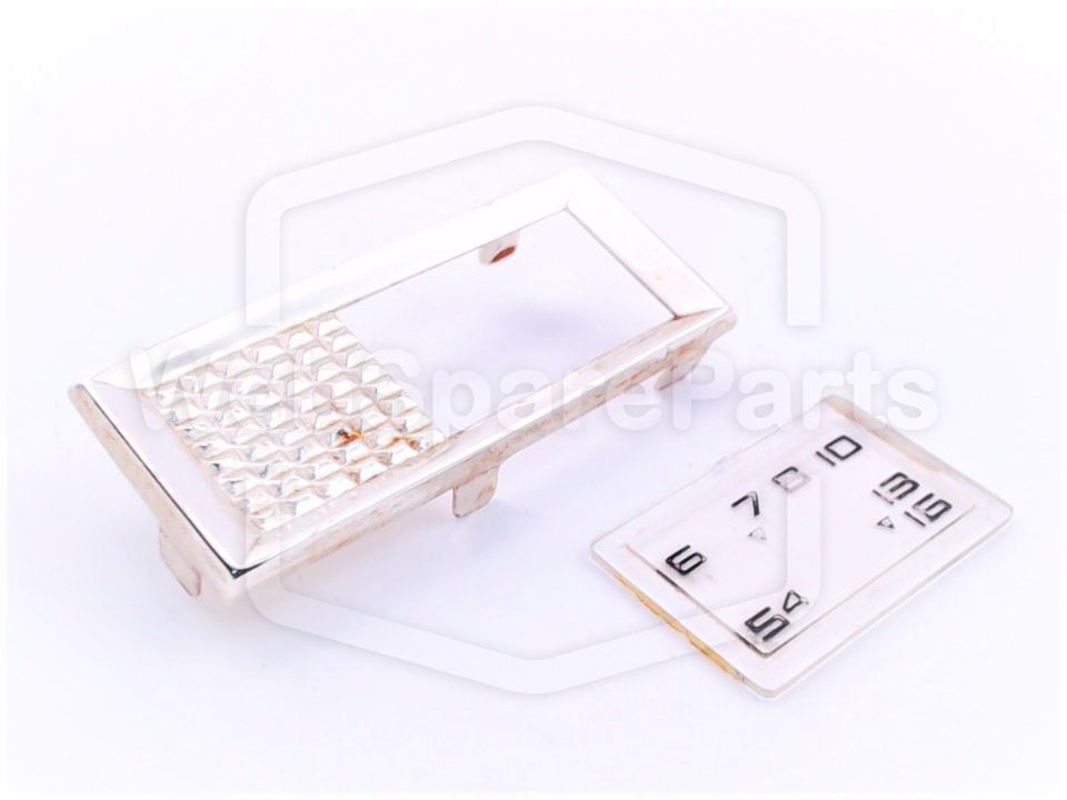 National T-51 Portable Radio Dial Glass Vintage Replacement