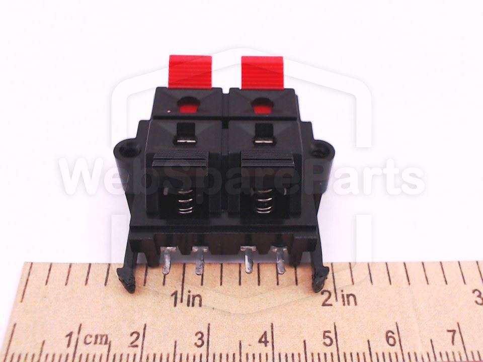 Sharp CB-BA Series PCB Speaker Terminal Connector for Vintage Audio Repair