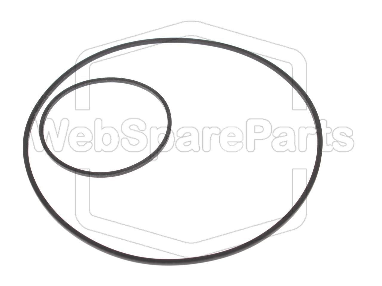 Full Belt Kit for Grundig C 435 Stereo Automatic Cassette Recorder