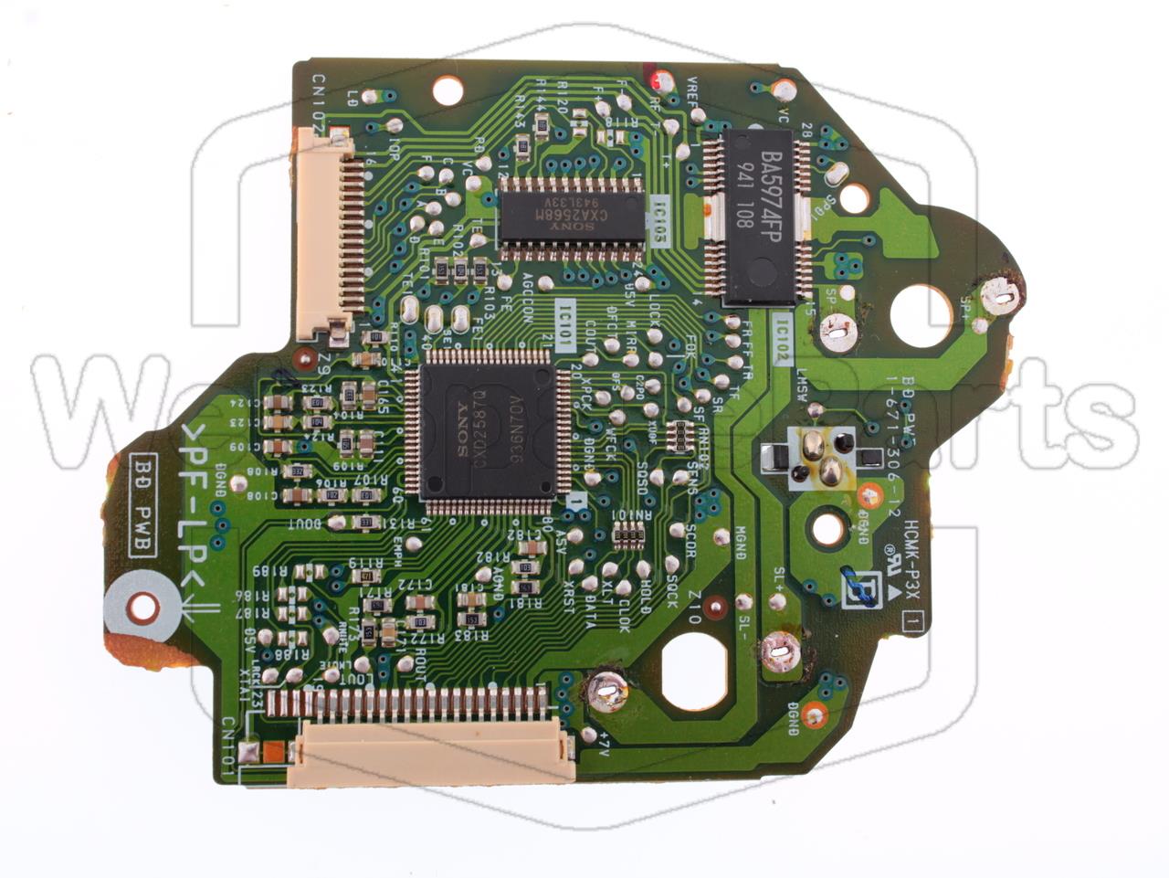 Sony CD Player PCB PWB 1-671-306-12 for Vintage Audio Repair