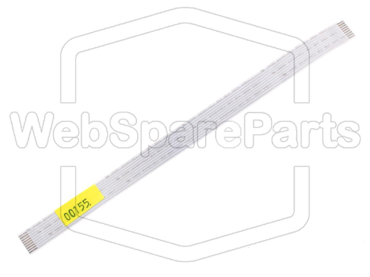 9 Pins Flat Cable L=210mm W=12.65mm
