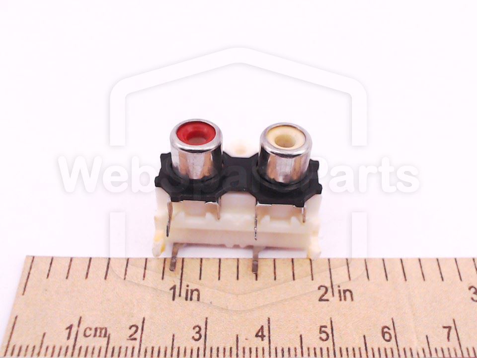 Sharp XL Series RCA Female PCB Jack for Vintage Audio Repair