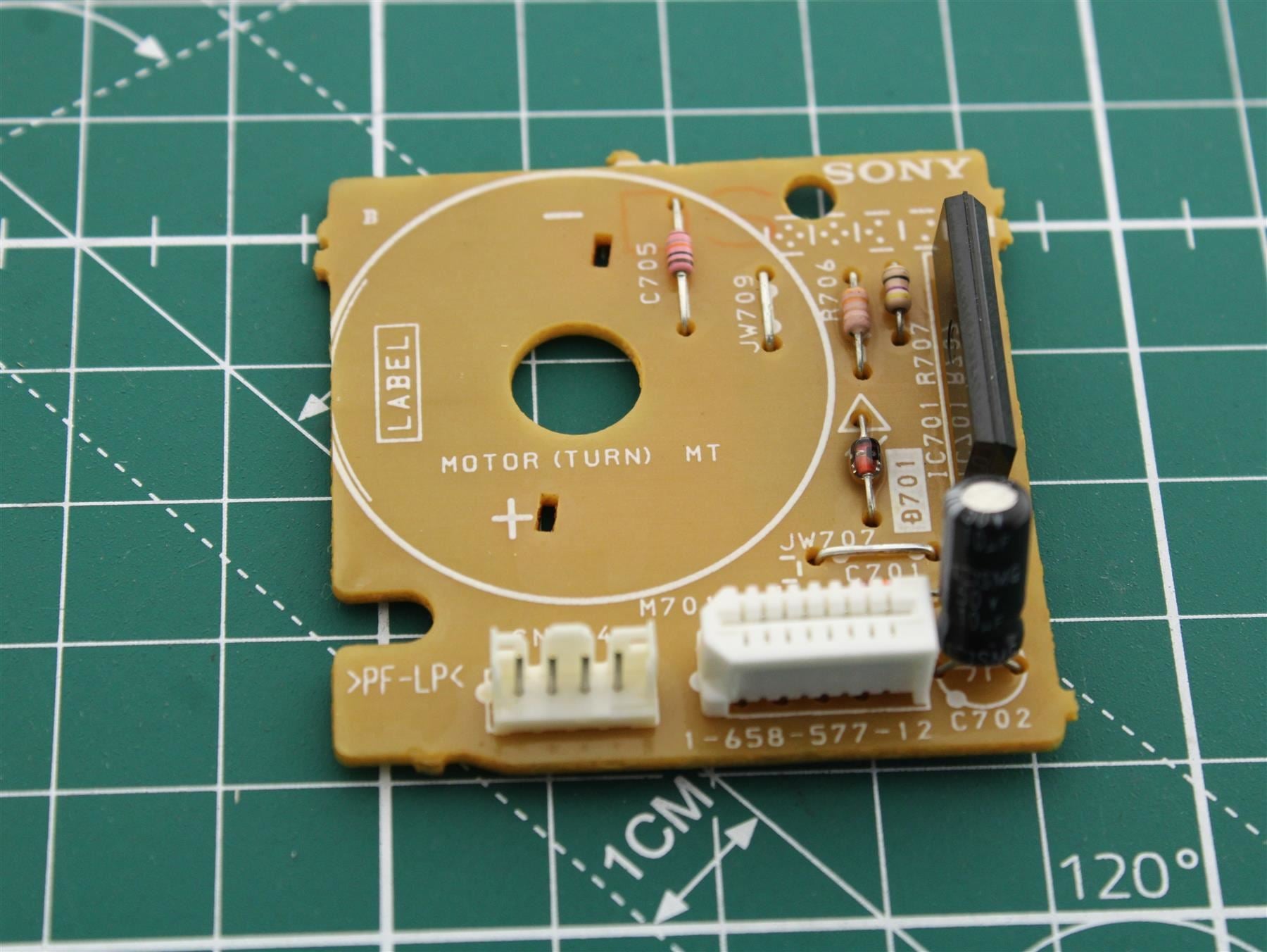 Replacement MOTOR (TURN) BOARD Pos.(206) for Sony HCD-991AV CD Player Mechanism