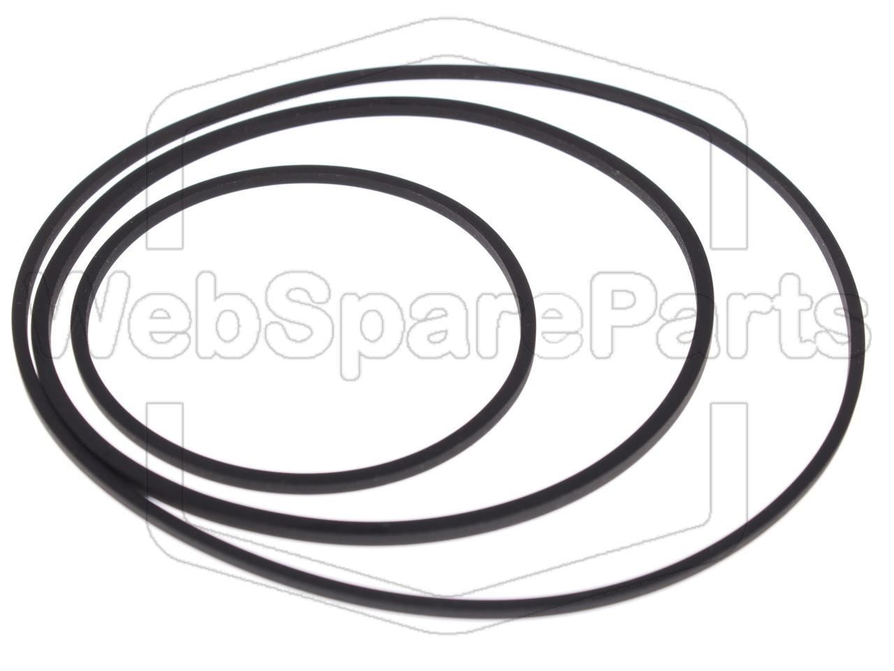 Kit de correias para Gravador de Vídeo cassete Bush VCR-177