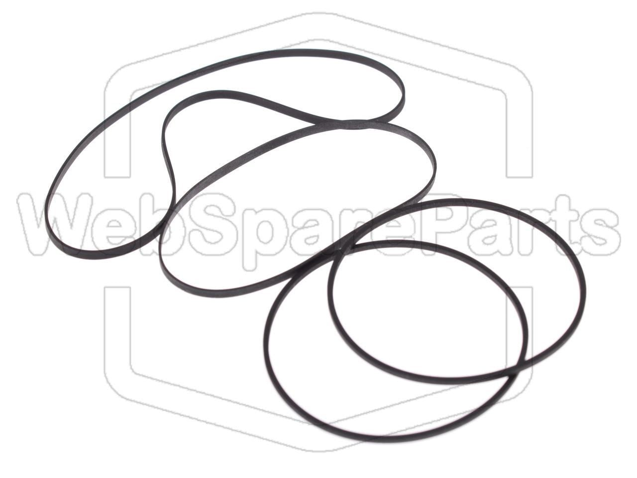 Kit de correias para Leitor de cassete Panasonic RX-DT610