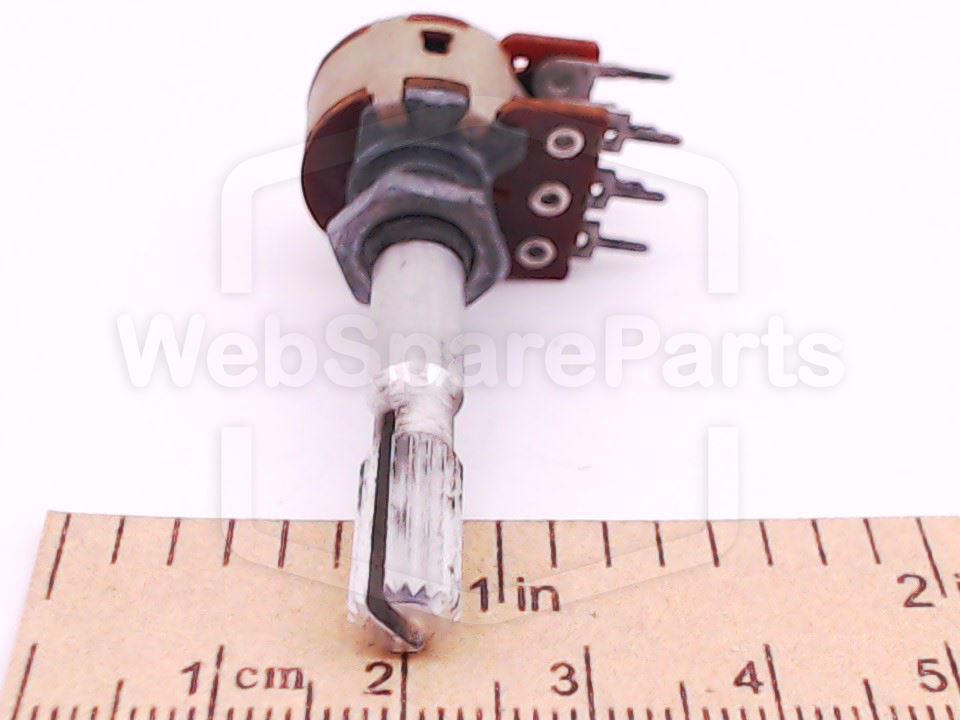 Dual 250K Rotary Potentiometer 4-652-11 with Shaft for Sony HST Series