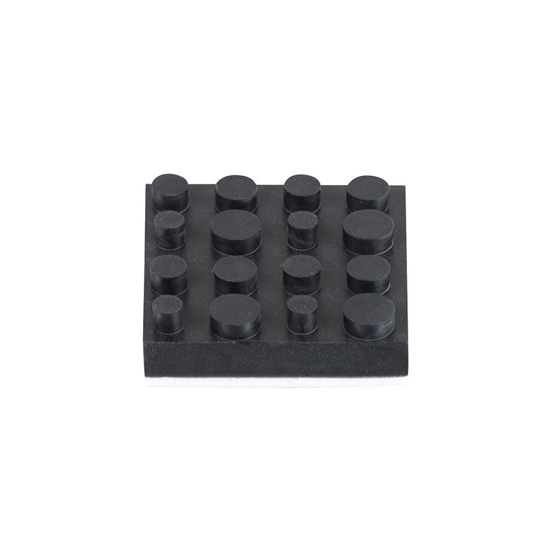 Dynavox Antivibe rubber device and speaker feet, square. 40 x 40 mm, set of 4